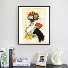 Lade das Bild in den Galerie-Viewer, Geisha - runder runder Diamant - 30x40cm
