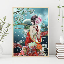 Lade das Bild in den Galerie-Viewer, Geisha - runder runder Diamant - 30x40cm
