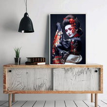 Lade das Bild in den Galerie-Viewer, Geisha - runder runder Diamant - 30x40cm

