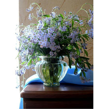 Lade das Bild in den Galerie-Viewer, Blume - voller runder Diamant - 40x30cm
