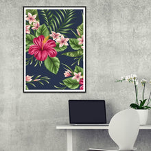 Lade das Bild in den Galerie-Viewer, Blume - voller runder Diamant - 40x30cm
