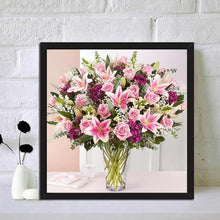 Lade das Bild in den Galerie-Viewer, Blumen - voller runder Diamant - 30x30cm

