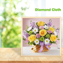 Lade das Bild in den Galerie-Viewer, Blumen - voller runder Diamant - 30x30cm
