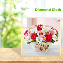 Lade das Bild in den Galerie-Viewer, Blumen - voller runder Diamant - 30x30cm
