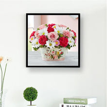 Lade das Bild in den Galerie-Viewer, Blumen - voller runder Diamant - 30x30cm
