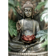 Lade das Bild in den Galerie-Viewer, Buddha-Statue - voller runder Diamant - 30x40cm
