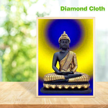 Lade das Bild in den Galerie-Viewer, Buddha-Statue - voller runder Diamant - 30x40cm

