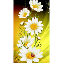 Lade das Bild in den Galerie-Viewer, Blumenschmetterling - voller runder Diamant - 30x48cm
