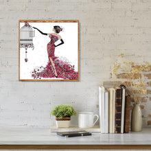 Lade das Bild in den Galerie-Viewer, Charakter - voller runder Diamant - 30x30cm
