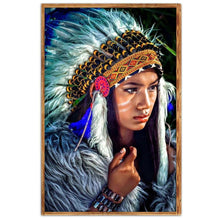 Lade das Bild in den Galerie-Viewer, Charakter - voller runder Diamant - 40x30cm
