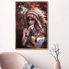 Lade das Bild in den Galerie-Viewer, Charakter - voller runder Diamant - 40x30cm
