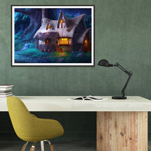 Lade das Bild in den Galerie-Viewer, Haus - voller runder Diamant - 40x30cm
