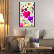 Lade das Bild in den Galerie-Viewer, Kunst - voller runder Diamant - 48x30cm

