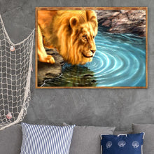 Lade das Bild in den Galerie-Viewer, Kunst - voller quadratischer Diamant - 40x30cm

