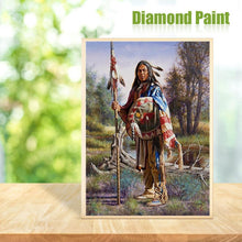 Lade das Bild in den Galerie-Viewer, Indisch - runder runder Diamant - 30x40cm
