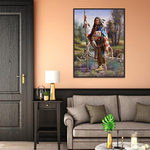 Lade das Bild in den Galerie-Viewer, Indisch - runder runder Diamant - 30x40cm
