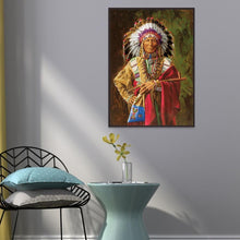 Lade das Bild in den Galerie-Viewer, Indisch - runder runder Diamant - 30x40cm
