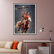 Lade das Bild in den Galerie-Viewer, Indisch - runder runder Diamant - 30x40cm
