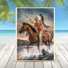 Lade das Bild in den Galerie-Viewer, Indisch - runder runder Diamant - 30x40cm
