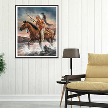 Lade das Bild in den Galerie-Viewer, Indisch - runder runder Diamant - 30x40cm

