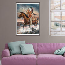 Lade das Bild in den Galerie-Viewer, Indisch - runder runder Diamant - 30x40cm
