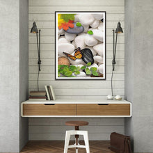 Lade das Bild in den Galerie-Viewer, Schmetterling - voller runder Diamant - 30x40cm
