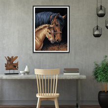 Lade das Bild in den Galerie-Viewer, Pferd - voller runder Diamant - 30x40cm
