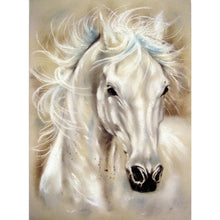 Lade das Bild in den Galerie-Viewer, Pferd - voller runder Diamant - 30x40cm
