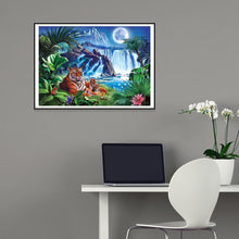 Lade das Bild in den Galerie-Viewer, Kunst - voller runder Diamant - 40x30cm
