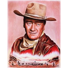Lade das Bild in den Galerie-Viewer, Cowboy - voller runder Diamant - 30x40cm
