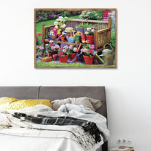 Lade das Bild in den Galerie-Viewer, Kunst - voller quadratischer Diamant - 40x30cm

