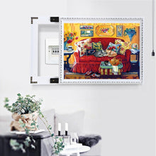 Lade das Bild in den Galerie-Viewer, Kunst - voller quadratischer Diamant - 40x30cm
