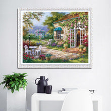 Lade das Bild in den Galerie-Viewer, Haus - voller runder Diamant - 30x40cm
