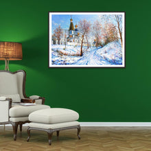Lade das Bild in den Galerie-Viewer, Haus - voller runder Diamant - 30x40cm
