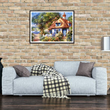 Lade das Bild in den Galerie-Viewer, Haus - voller runder Diamant - 30x40cm
