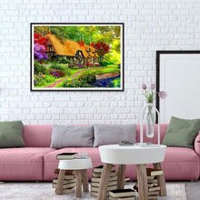 Lade das Bild in den Galerie-Viewer, Haus - voller runder Diamant - 30x40cm
