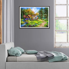 Lade das Bild in den Galerie-Viewer, Haus - voller runder Diamant - 30x40cm
