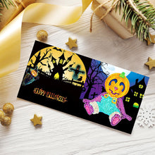 Lade das Bild in den Galerie-Viewer, 4pcs/Set-Halloween-Diamond Grußkarten
