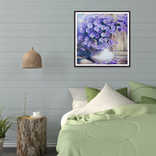 Lade das Bild in den Galerie-Viewer, Blumen - voller runder Diamant - 30x30cm
