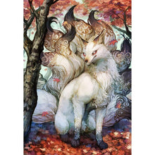 Lade das Bild in den Galerie-Viewer, Fuchs - voller runder Diamant - 30x40cm

