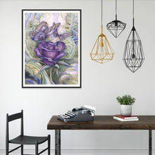Lade das Bild in den Galerie-Viewer, Blumen - voller runder Diamant - 30x40cm
