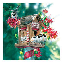 Lade das Bild in den Galerie-Viewer, Vogel - voller runder Diamant - 30x30cm
