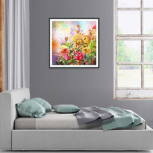 Lade das Bild in den Galerie-Viewer, Blumen - voller runder Diamant - 30x30cm
