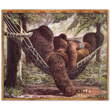 Lade das Bild in den Galerie-Viewer, Bär - voller runder Diamant - 35x30cm
