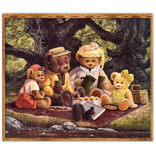 Lade das Bild in den Galerie-Viewer, Bär - voller runder Diamant - 35x30cm
