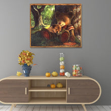 Lade das Bild in den Galerie-Viewer, Bär - voller runder Diamant - 35x30cm
