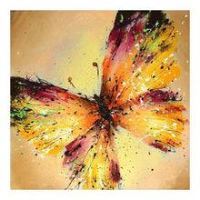 Lade das Bild in den Galerie-Viewer, Schmetterling - voller runder Diamant - 30x30cm
