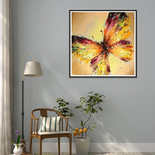 Lade das Bild in den Galerie-Viewer, Schmetterling - voller runder Diamant - 30x30cm
