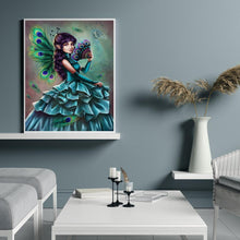 Lade das Bild in den Galerie-Viewer, Mädchen - voller runder Diamant - 30x40cm
