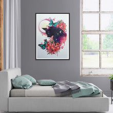 Lade das Bild in den Galerie-Viewer, Schmetterling - voller runder Diamant - 30x40cm
